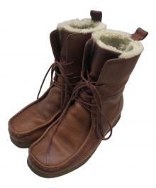 CLARKS ORIGINALS（クラークス オリジナルズ）の古着「ワラビーブーツ」｜ブラウン