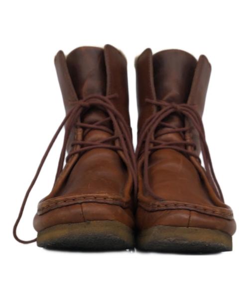 CLARKS ORIGINALS（クラークス オリジナルズ）Clarks Originals (クラークス オリジナルズ) ワラビーブーツ ブラウン サイズ:7.5の古着・服飾アイテム