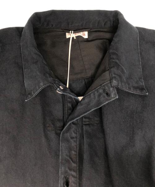 NICENESS（ナイスネス）NICENESS (ナイスネス) オーバーダイデニム トラッカージャケット ネイビー サイズ:XLの古着・服飾アイテム