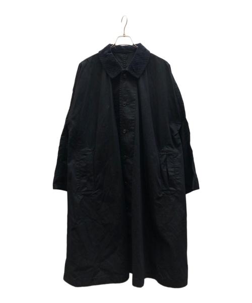 Porter Classic（ポータークラシック）Porter Classic (ポータークラシック) パラフィンコーデュロイスウィングコート ブラック サイズ:2の古着・服飾アイテム