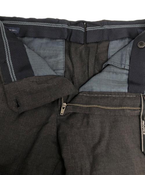 INCOTEX（インコテックス）INCOTEX (インコテックス) BEAMS F (ビームスエフ) スラックス グレー サイズ:48の古着・服飾アイテム