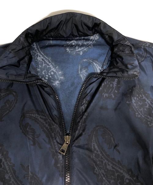 MONCLER（モンクレール）MONCLER (モンクレール) ペイズリープリントナイロンジャケット ネイビー サイズ:4の古着・服飾アイテム