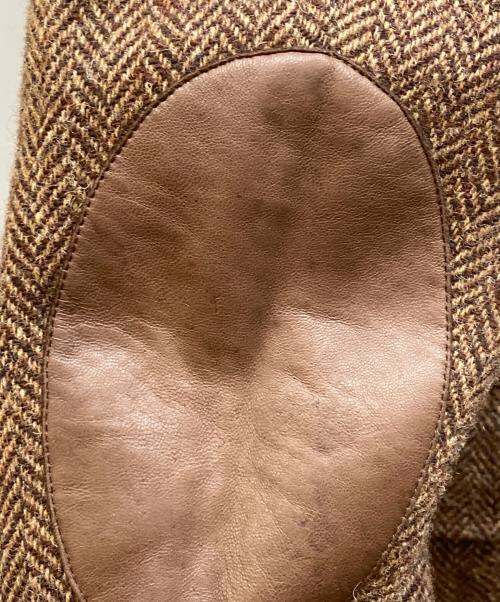 POLO RALPH LAUREN（ポロ・ラルフローレン）POLO RALPH LAUREN (ポロ・ラルフローレン) ヘリンボーンエルボーパッチ ツイードジャケット ブラウン サイズ:Ｍの古着・服飾アイテム