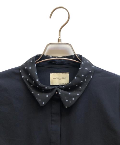 UNITED ARROWS TOKYO（ユナイテッドアローズトウキョウ）UNITED ARROWS TOKYO (ユナイテッドアローズトウキョウ) オーガンジーカフスブラウス/1516-199-1608 ネイビー サイズ:-の古着・服飾アイテム