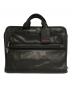TUMI（トゥミ）の古着「オールレザーブリーフケース」｜ブラック
