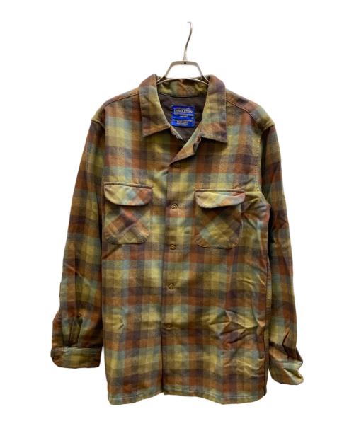 PENDLETON（ペンドルトン）PENDLETON (ペンドルトン) ライダーシャツ ブラウン サイズ:Ｍの古着・服飾アイテム