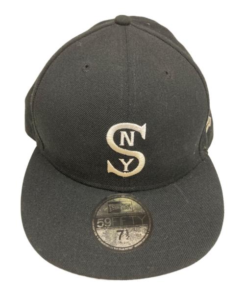 SUPREME（シュプリーム）Supreme (シュプリーム) New Era (ニューエラ) ロゴキャップ ブラック サイズ:7 1/2の古着・服飾アイテム