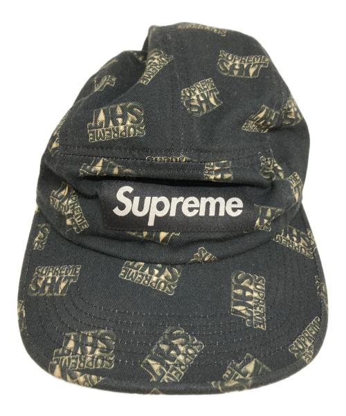 SUPREME（シュプリーム）Supreme (シュプリーム) shit camp cap ブラックの古着・服飾アイテム