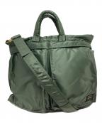 PORTERポーター）の古着「HELMET BAG/622-19555」｜オリーブ
