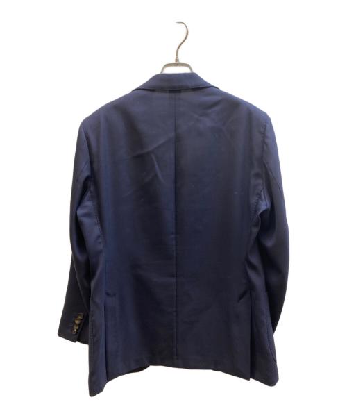 LARDINI（ラルディーニ）LARDINI (ラルディーニ) ウール サイドベンツ 3Bテーラードジャケット ネイビー サイズ:46の古着・服飾アイテム