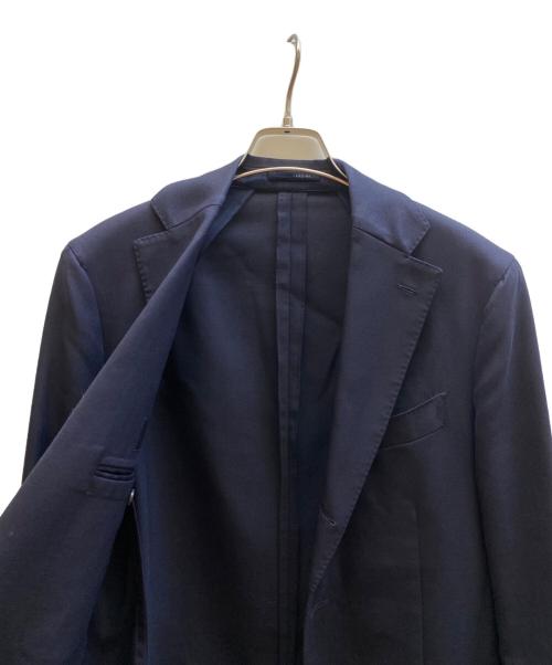 LARDINI（ラルディーニ）LARDINI (ラルディーニ) ウール サイドベンツ 3Bテーラードジャケット ネイビー サイズ:46の古着・服飾アイテム