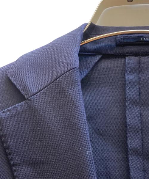 LARDINI（ラルディーニ）LARDINI (ラルディーニ) ウール サイドベンツ 3Bテーラードジャケット ネイビー サイズ:46の古着・服飾アイテム