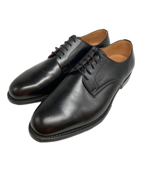 SCOTCH GRAIN（スコッチグレイン）SCOTCH GRAIN (スコッチグレイン) シャインオアレイン プレーントゥシューズ ブラック サイズ:26EEEEの古着・服飾アイテム