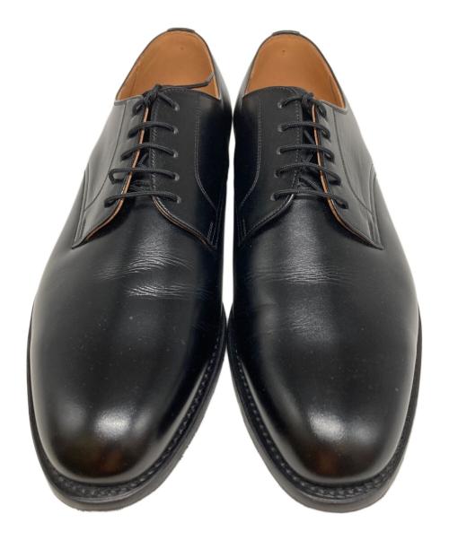 SCOTCH GRAIN（スコッチグレイン）SCOTCH GRAIN (スコッチグレイン) シャインオアレイン プレーントゥシューズ ブラック サイズ:26EEEEの古着・服飾アイテム