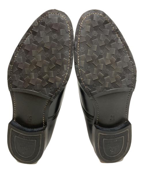 SCOTCH GRAIN（スコッチグレイン）SCOTCH GRAIN (スコッチグレイン) シャインオアレイン プレーントゥシューズ ブラック サイズ:26EEEEの古着・服飾アイテム