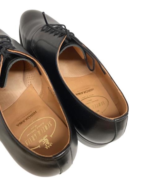 SCOTCH GRAIN（スコッチグレイン）SCOTCH GRAIN (スコッチグレイン) シャインオアレイン プレーントゥシューズ ブラック サイズ:26EEEEの古着・服飾アイテム