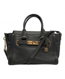 COACH（コーチ）の古着「2WAYショルダーバッグ」｜ブラック