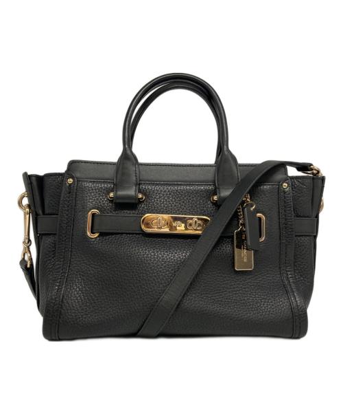 COACH（コーチ）COACH (コーチ) 2WAYショルダーバッグ ブラックの古着・服飾アイテム