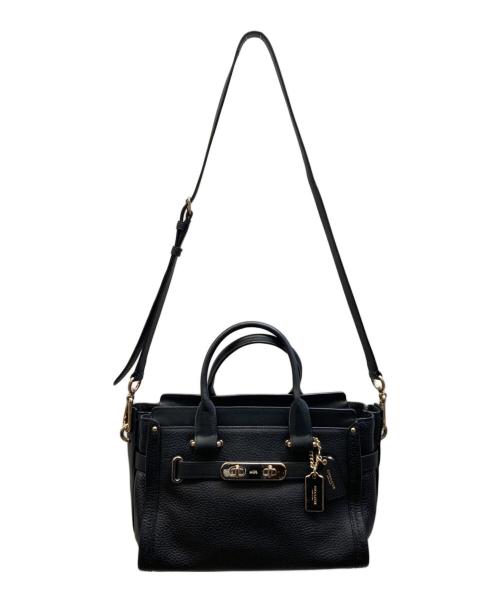 COACH（コーチ）COACH (コーチ) 2WAYショルダーバッグ ブラックの古着・服飾アイテム