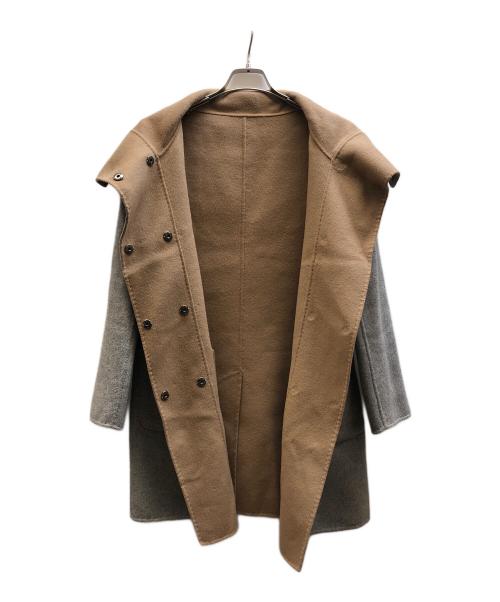 WEEKEND Max Mara（ウィークエンド マックスマーラ）WEEKEND Max Mara (ウィークエンド マックスマーラ) ベルト付き リバーシブル ダブルフェイスベルテッド コート ベージュ サイズ:40の古着・服飾アイテム