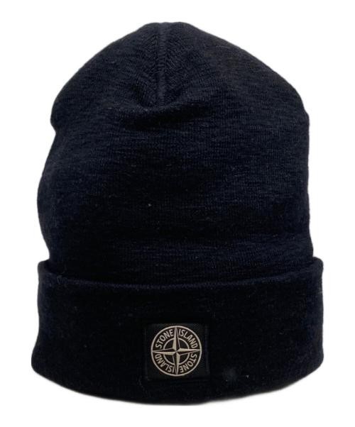 STONE ISLAND（ストーンアイランド）STONE ISLAND (ストーンアイランド) Logo Patch Beanie Hat Menの古着・服飾アイテム