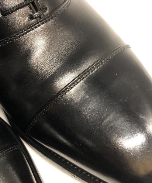 SCOTCH GRAIN（スコッチグレイン）SCOTCH GRAIN (スコッチグレイン) ストレートチップシューズ ブラック サイズ:26.5cmの古着・服飾アイテム