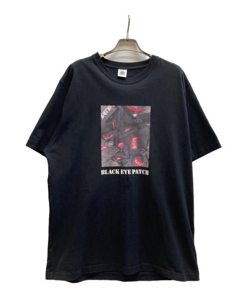 THE BLACK EYE PATCH（ブラックアイパッチ）THE BLACK EYE PATCH (ブラックアイパッチ) HWC MAIN STASH TEE ブラック サイズ:XLの古着・服飾アイテム