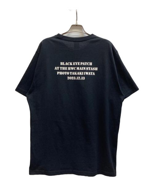 THE BLACK EYE PATCH（ブラックアイパッチ）THE BLACK EYE PATCH (ブラックアイパッチ) HWC MAIN STASH TEE ブラック サイズ:XLの古着・服飾アイテム