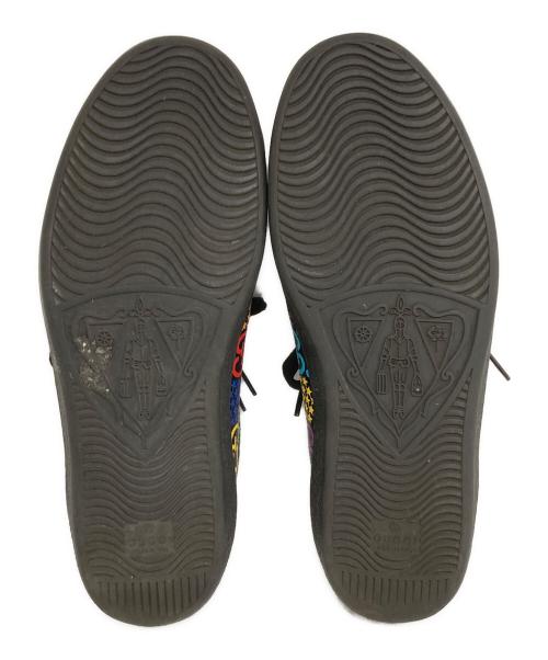 GUCCI（グッチ）GUCCI (グッチ) サイケデリック ローカットスニーカー ブラック サイズ:7の古着・服飾アイテム
