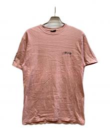 stussy（ステューシー）の古着「バックプリントTシャツ」｜ピンク