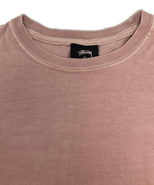 stussy（ステューシー）stussy (ステューシー) バックプリントTシャツ ピンク サイズ:Mの古着・服飾アイテム