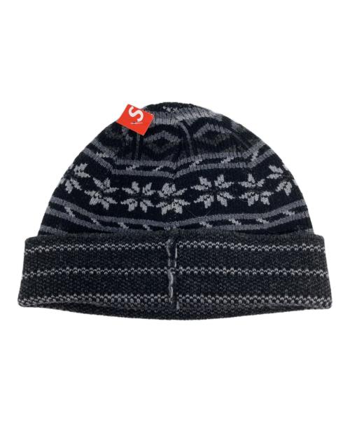 SUPREME（シュプリーム）Supreme (シュプリーム) THE NORTH FACE (ザ ノース フェイス) ニット帽 ブラックの古着・服飾アイテム