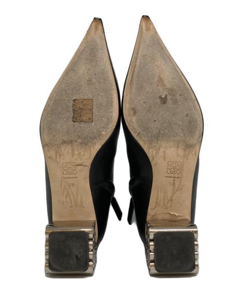 LOEWE（ロエベ）LOEWE (ロエベ) レザーブーツ ブラック サイズ:38の古着・服飾アイテム