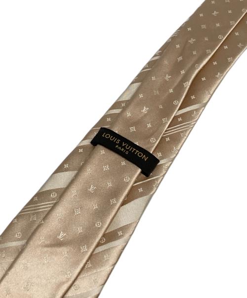LOUIS VUITTON（ルイ ヴィトン）LOUIS VUITTON (ルイ ヴィトン) シルクモノグラムネクタイ ベージュ サイズ:-の古着・服飾アイテム
