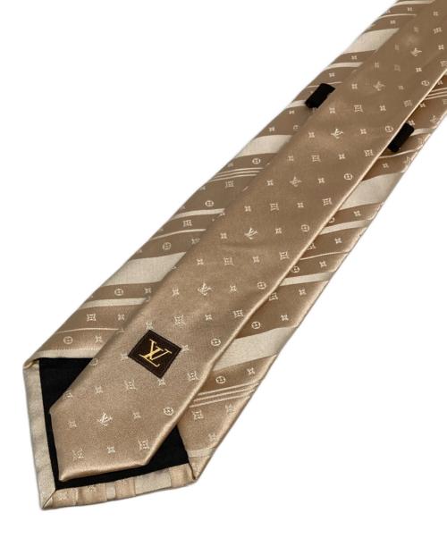 LOUIS VUITTON（ルイ ヴィトン）LOUIS VUITTON (ルイ ヴィトン) シルクモノグラムネクタイ ベージュ サイズ:-の古着・服飾アイテム