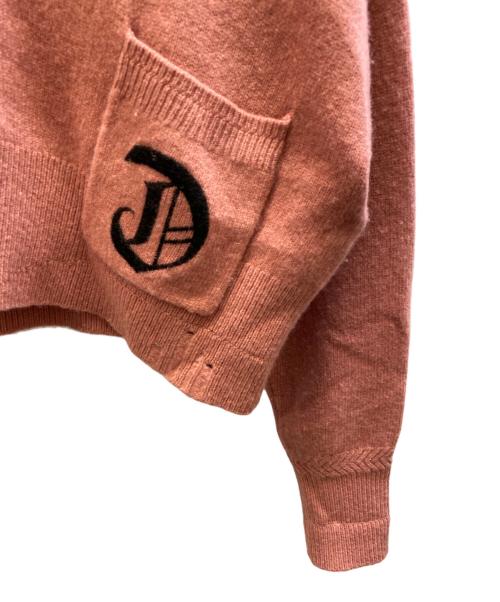 DIESEL（ディーゼル）DIESEL (ディーゼル) M-IDAHI ダメージ加工ニット ピンク サイズ:Mの古着・服飾アイテム