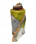 INOUI EDITIONSイヌイエディションズ）の古着「総柄スカーフ」｜オレンジ