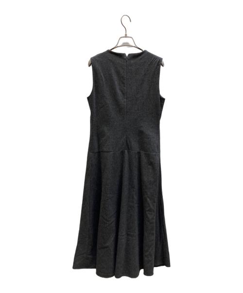 'S Max Mara（エスマックスマーラ）'S Max Mara (エスマックスマーラ) ノースリーブフレアワンピース グレー サイズ:34の古着・服飾アイテム