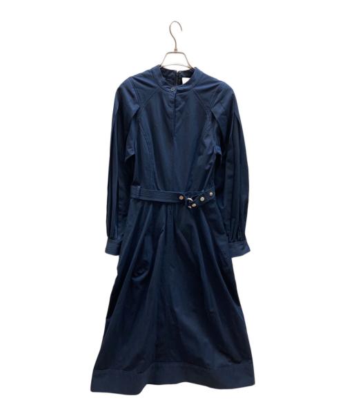 3.1 phillip lim（スリーワンフィリップリム）3.1 phillip lim (スリーワンフィリップリム) ブラウスワンピース ネイビー 未使用品の古着・服飾アイテム