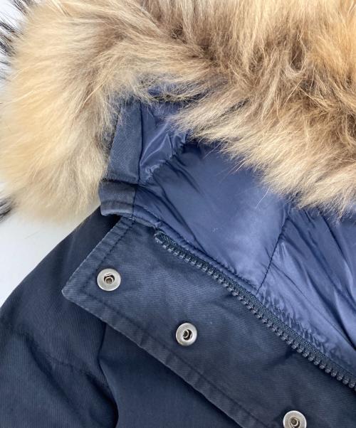 Pyrenex（ピレネックス）Pyrenex (ピレネックス) ダウンコート ネイビー サイズ:36の古着・服飾アイテム