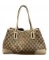 GUCCI (グッチ) GGキャンバスリボントートバッグ ベージュ：30000円