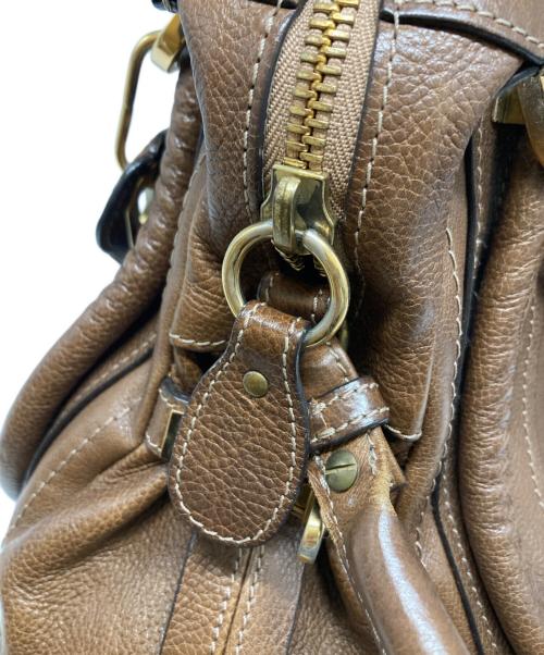 Chloe（クロエ）Chloe (クロエ) パラティ2WAYショルダーバッグ ブラウンの古着・服飾アイテム