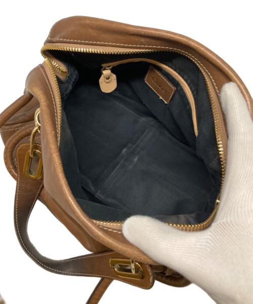 Chloe（クロエ）Chloe (クロエ) パラティ2WAYショルダーバッグ ブラウンの古着・服飾アイテム