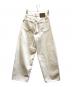haikure (ハイクル) BETHANY White denim ホワイト サイズ:-：12000円