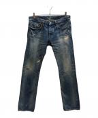 Hysteric Glamourヒステリックグラマー）の古着「AP加工COWBOYスタッズデニム」｜インディゴ