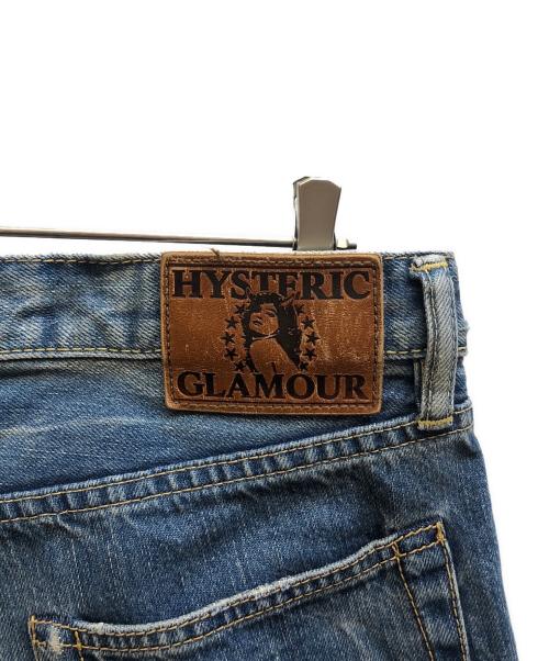 Hysteric Glamour（ヒステリックグラマー）Hysteric Glamour (ヒステリックグラマー) AP加工COWBOYスタッズデニム インディゴ サイズ:W32の古着・服飾アイテム