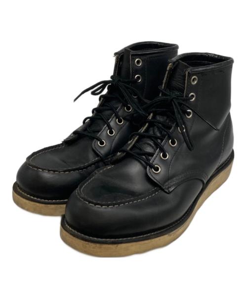 RED WING（レッドウィング）RED WING (レッドウィング) 90'sモックトゥブーツ ブラック サイズ:8の古着・服飾アイテム