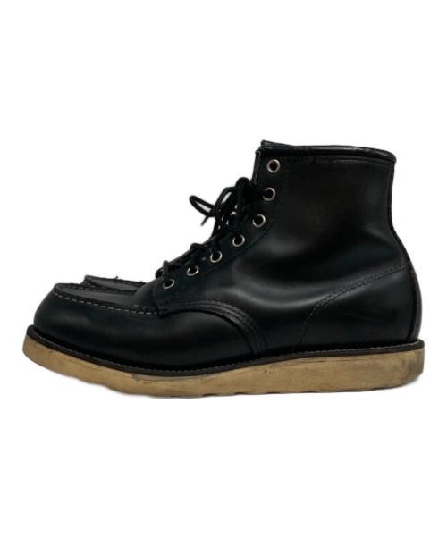 RED WING（レッドウィング）RED WING (レッドウィング) 90'sモックトゥブーツ ブラック サイズ:8の古着・服飾アイテム