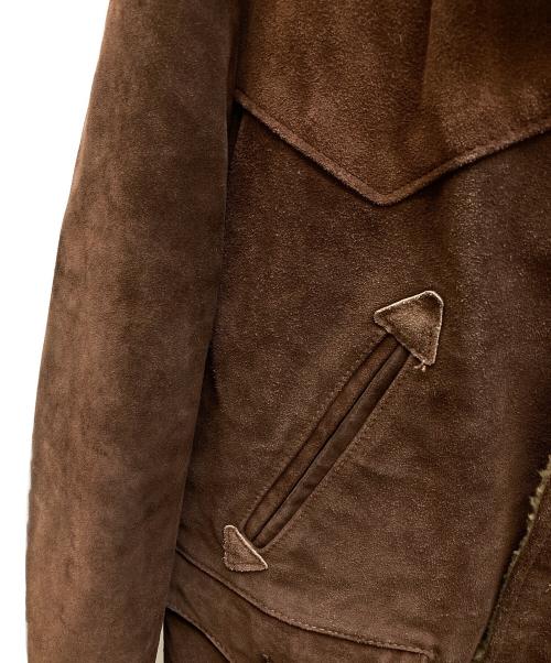 WESTERN（ウェスタン）WESTERN (ウェスタン) ウエスタンランチコート ブラウン サイズ:38の古着・服飾アイテム