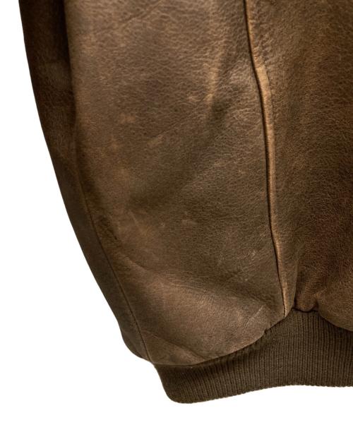 Eddie Bauer（エディーバウアー）Eddie Bauer (エディーバウアー) フライトジャケット ブラウン サイズ:Lの古着・服飾アイテム